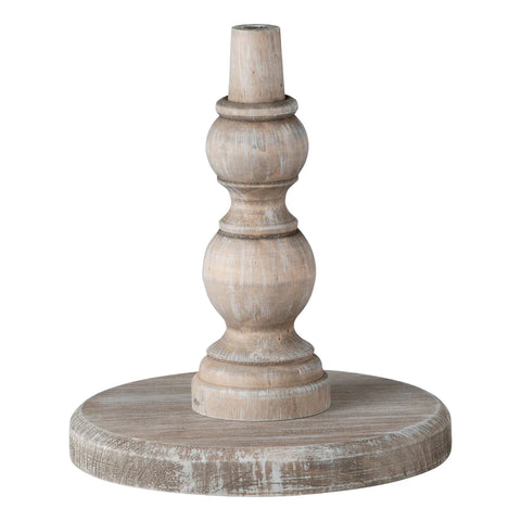 GLORY HAUS Neutral Wood Base for Toppers