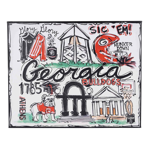 GLORY HAUS UGA Landmark Canvas