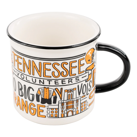 GLORY HAUS Tennessee Collage Campfire Mug