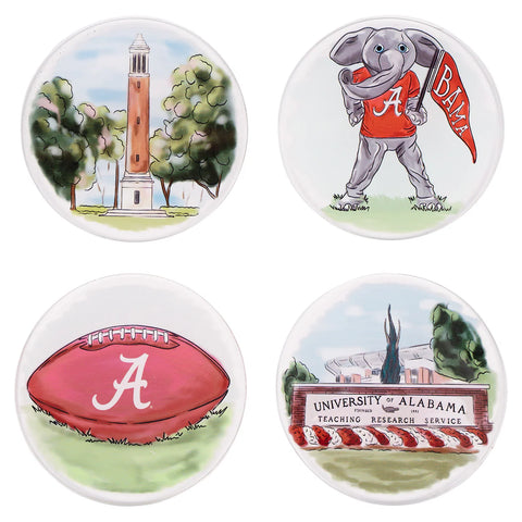 GLORY HAUS Alabama Coaster Set of 4