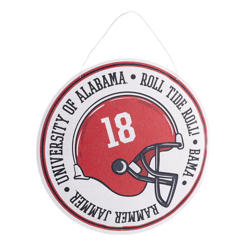 GLORY HAUS Alabama Wreath/Helmet Burlee – Raspberry Row