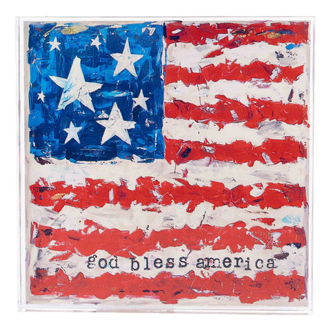 GLORY HAUS Flag Stars and Stripes Acrylic Stand