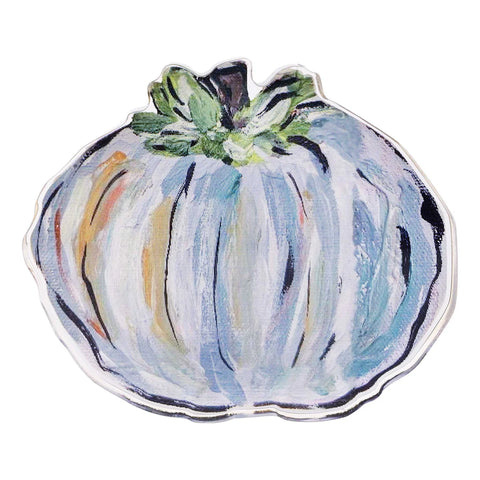 GLORY HAUS Heirloom Gray Pumpkin Acrylic Stand