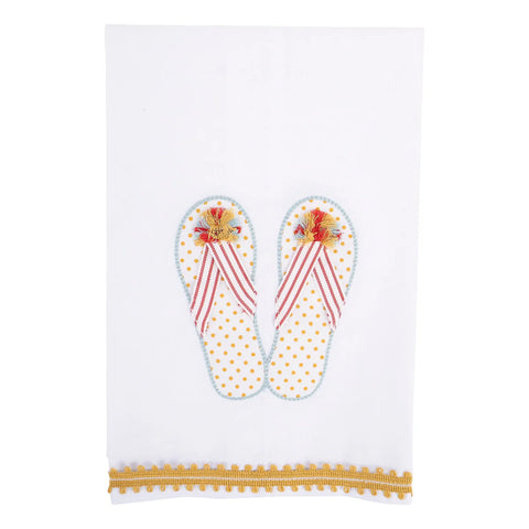GLORY HAUS Flip Flops Tea Towel