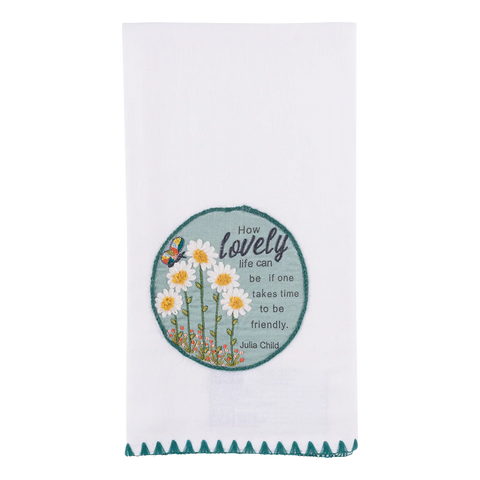 GLORY HAUS Be Friendly Tea Towel