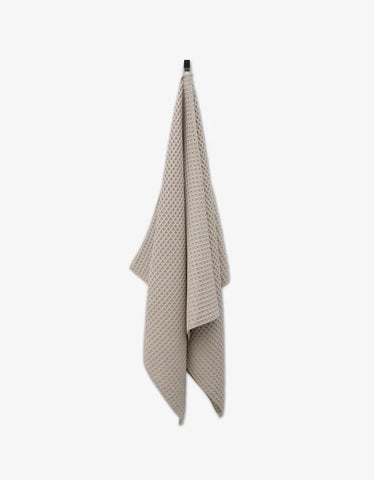 Taupe Waffle Weave Bath Towel