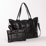 SCOUT Triple Advisor Travel Bag - Black Quilted