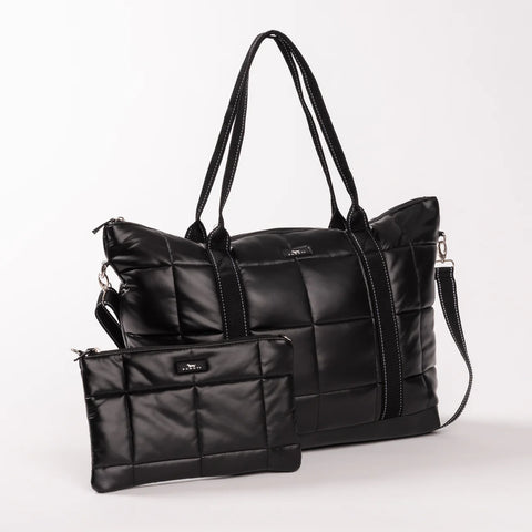 SCOUT Triple Advisor Travel Bag - Black Quilted