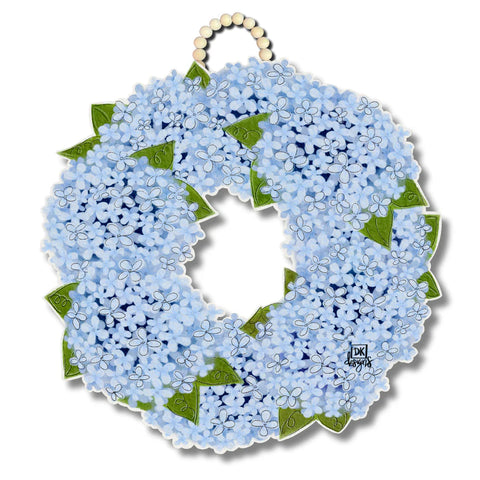 Hydrangea Door Hanger