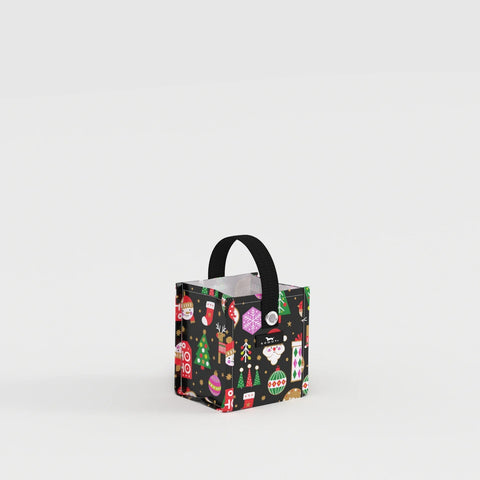SCOUT Gift Bag Square X-Small - Holiday Remix