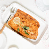 Vietri Lastra White Rectangular Baker