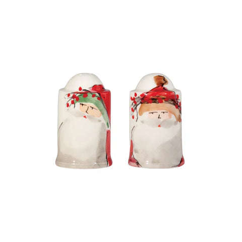 VIETRI Old St. Nick Salt and Pepper Shakers