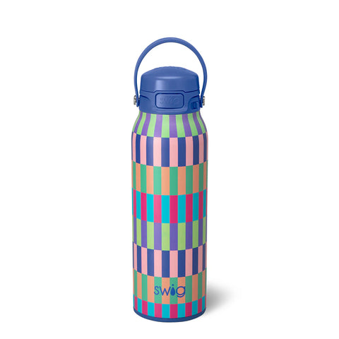 SWIG Brite Stripe EZ Fill Bottle 32oz