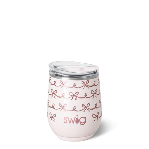 SWIG Pretty in Pink Stemless Wine Cup