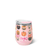 SWIG Pumpkin Stacks Stemless Wine Glass 12 oz.