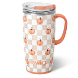 SWIG Pumpkin Check Travel Mug 22oz