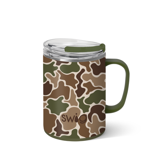 SWIG Hunting Camo Large Camper Mug 24oz.