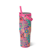 SWIG Flora Rosa Leakproof To-Go Tumbler 30oz
