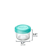SWIG Aqua Glass Small Food Storage Set 3pc