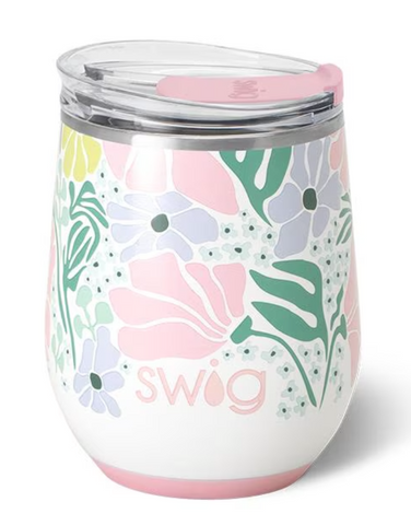 SWIG Stemless Wine Cup - Garden Party (12 Oz)