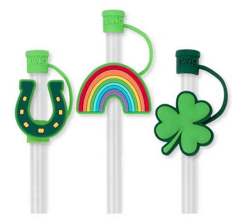 SWIG Straw Topper Set - Saint Patrick's Day