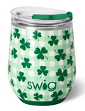 SWIG Stemless Wine Cup - Shamrock the Block (12 Oz)