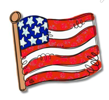 Flag Pole Mini for Welcome Door Hanger