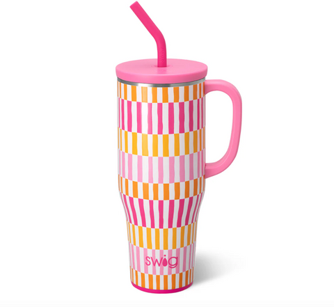 SWIG Sherbet Stripe Mega Mug 40 oz
