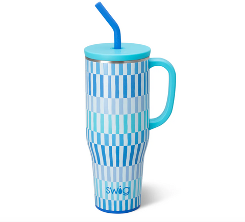 SWIG Glacier Stripe Mega Mug 40 oz