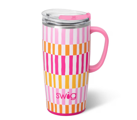 SWIG Sherbet Stripe Travel Mug 22oz
