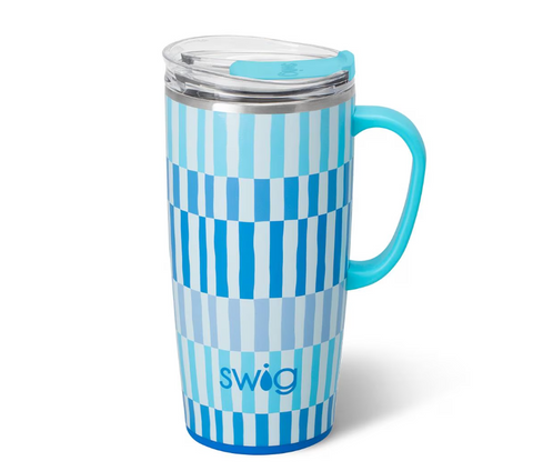 SWIG Glacier Stripe Travel Mug 22oz