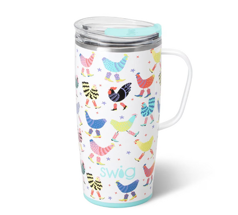 SWIG Funky Chicken Travel Mug 22oz
