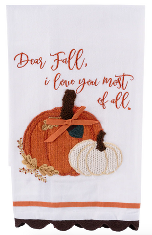GLORY HAUS Dear Fall Tea Towel