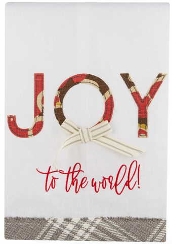 GLORY HAUS Joy to the World Tea Towel