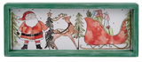 GLORY HAUS Santa Sleigh Small Framed Board
