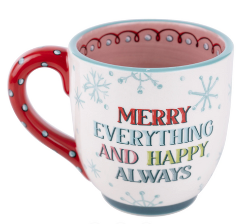 GLORY HAUS Merry Everything and Happy Always Mug