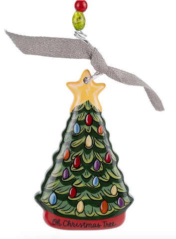 GLORY HAUS Vintage Christmas Tree Puff Ornament