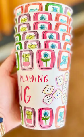 Reusable Mahjong Cups