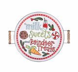 GLORY HAUS Milk Sweets & Reindeer Treats Enamel Tray