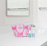 SCOUT Crown Jewels Makeup Bag Medium - Pink Quilted