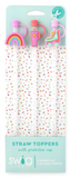 SWIG - Roller Rink Straw Topper Set