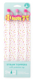 SWIG Pitch Hit Run Straw Topper Set
