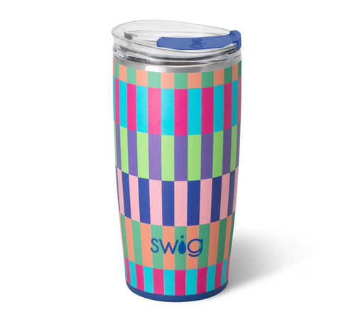SWIG Brite Stripe Tumbler 22oz