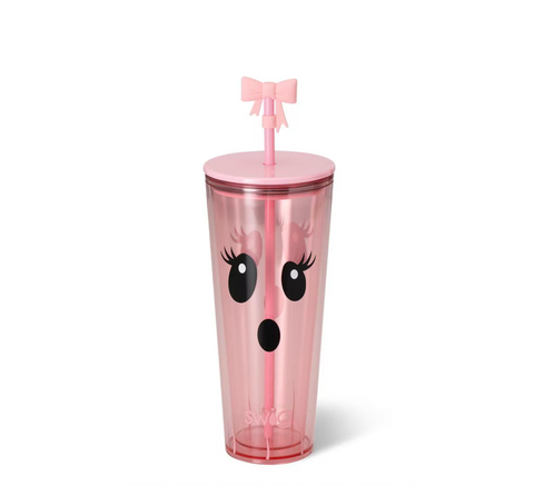 SWIG Boo Crew Ghost Plastic Tumbler with Straw
