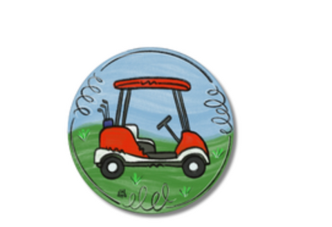 Gold Cart Mini for Welcome Door Hanger