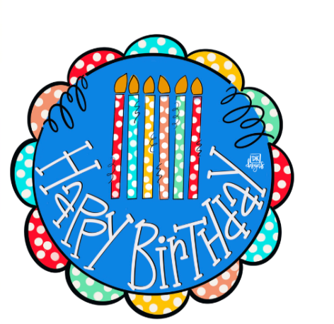 Birthday Circle Mini for Welcome Door hanger