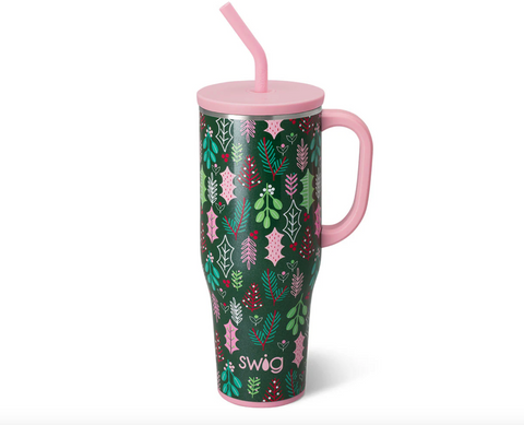 SWIG Merry Mistletoe Mega Mug 40oz