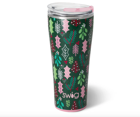 SWIG Merry Mistletoe Tumbler 32oz