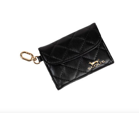 SCOUT Street Cred Card Holder Black Quilted