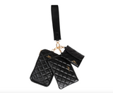 SCOUT The Carly Pouch Black Quilted